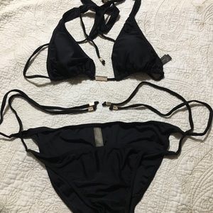 Kardashian Kollection Black Bikini 👙 Large